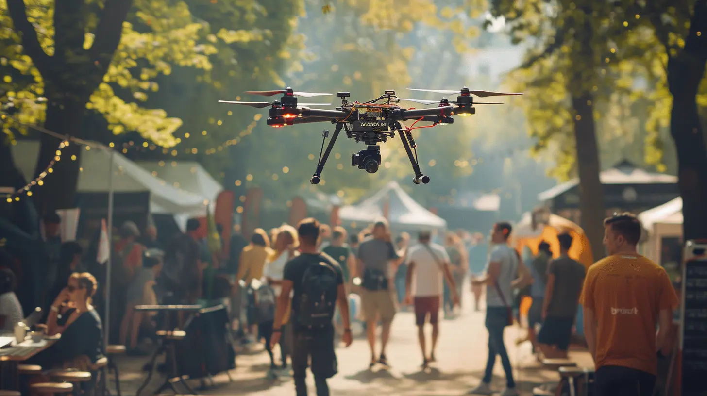 How Drones are Enhancing Experiences at Outdoor Tech Events