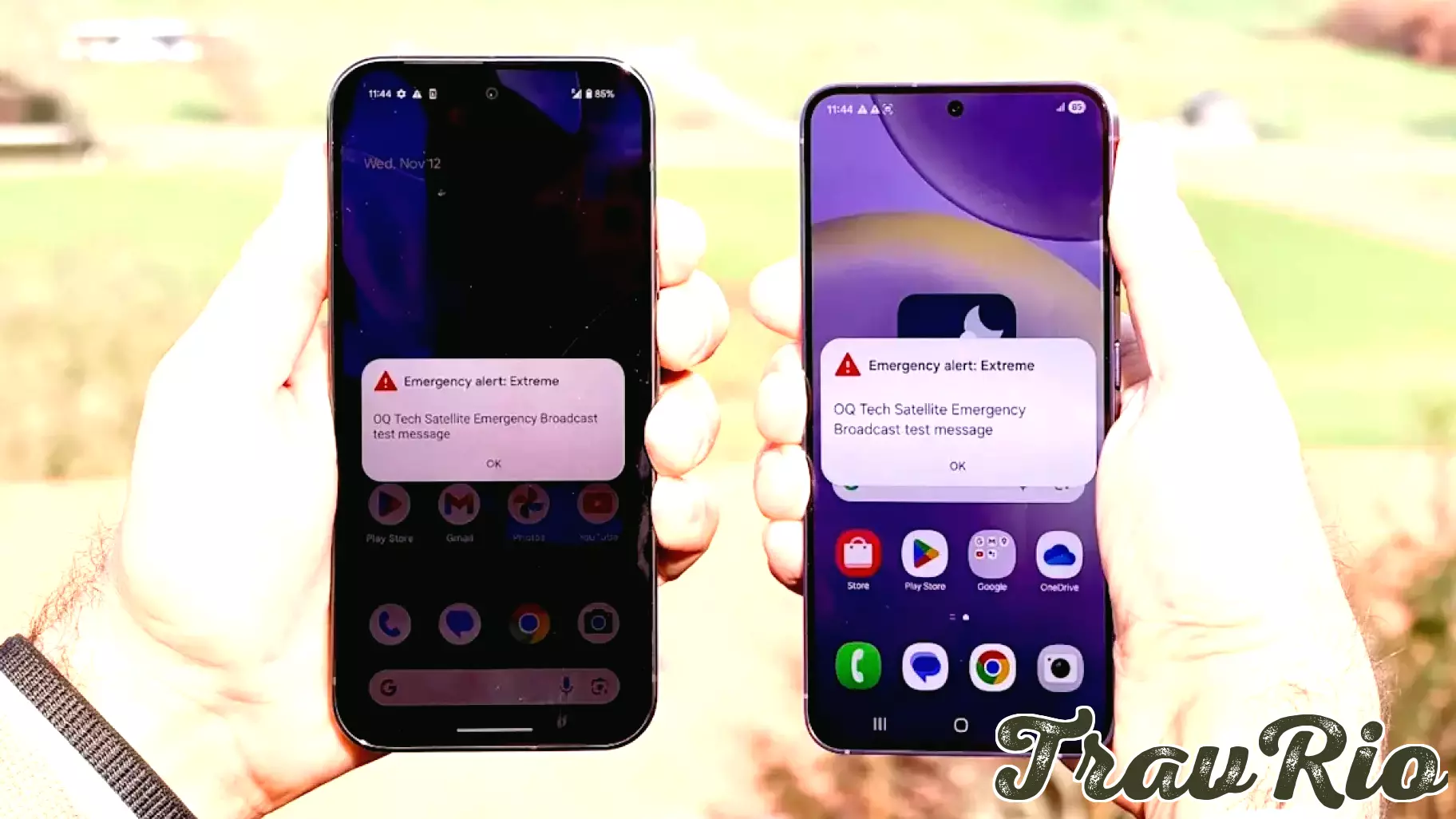 A Milestone in Emergency Communication from Space