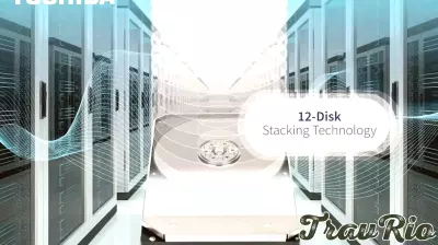 Toshiba Pioneers 12-Disk Stacking Technology for Hard Drives